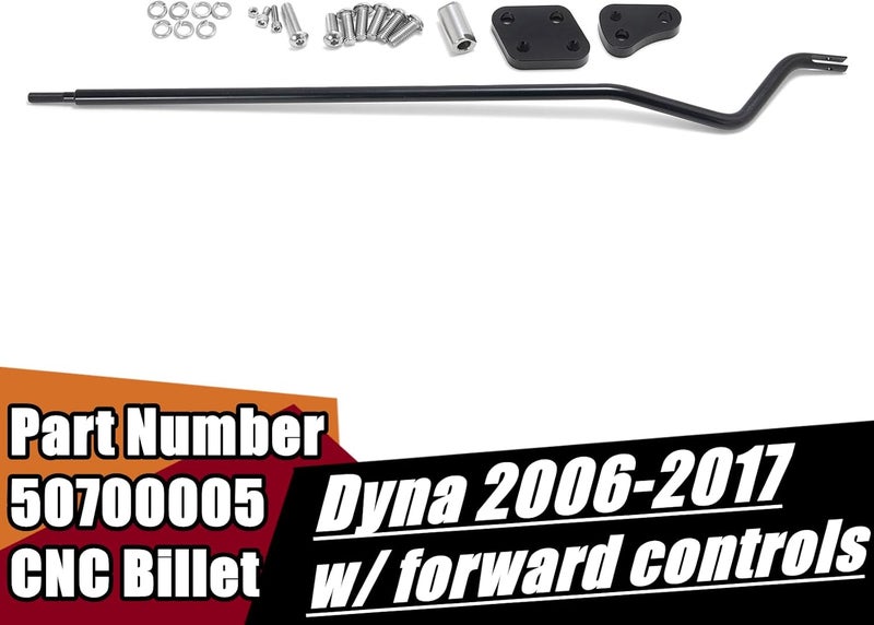 TOFR Reduced Reach Forward Control Relocation Conversion Kit OEM 50700005 for Harley Dyna 2006-2017 models with forward controls Wide Glide FXDWG Fat Bob FXDF Low Rider FXDL Street Bob FXDB - Image 2